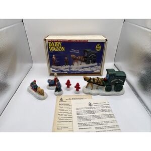 Vintage Wee Crafts Dairy Wagon 3 Pieces Kit #21529 Preowned Very Good!